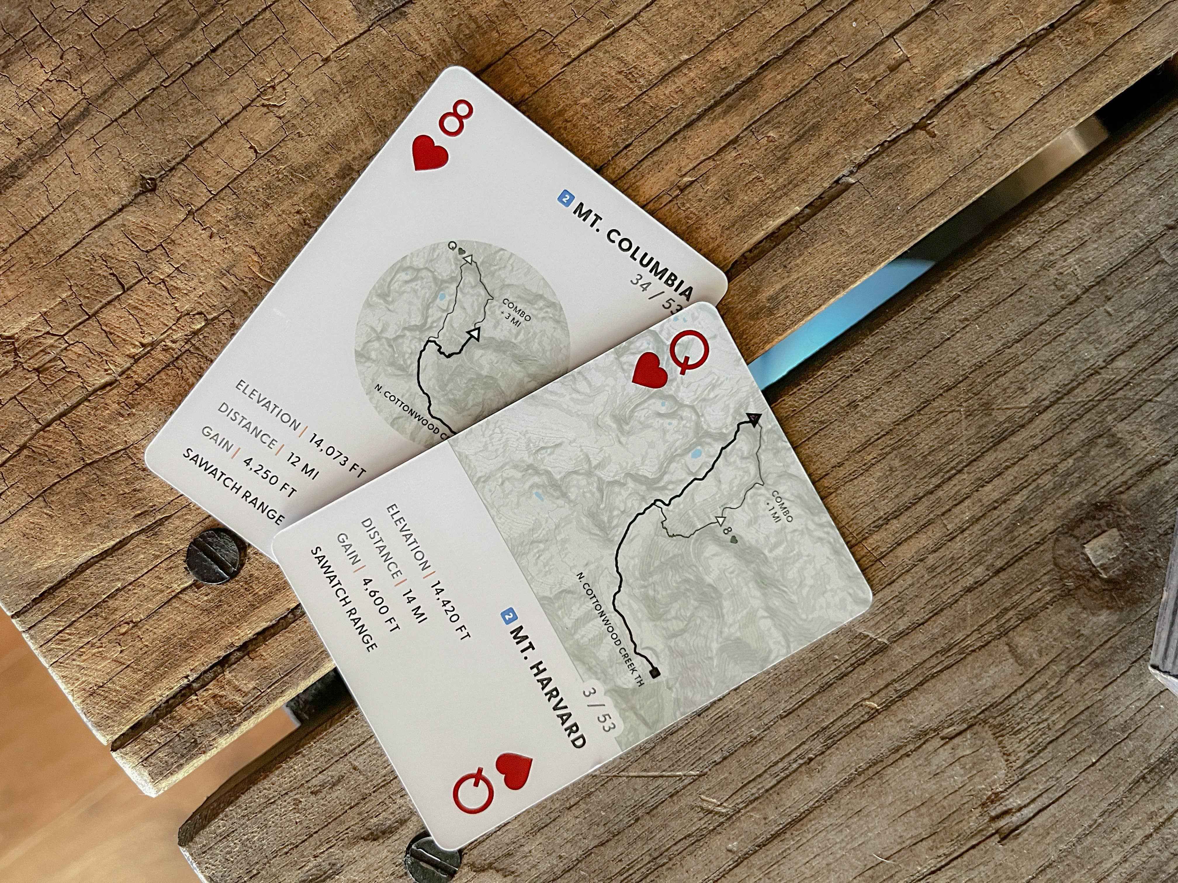 Pine + Ember Colorado 14ers Playing Cards