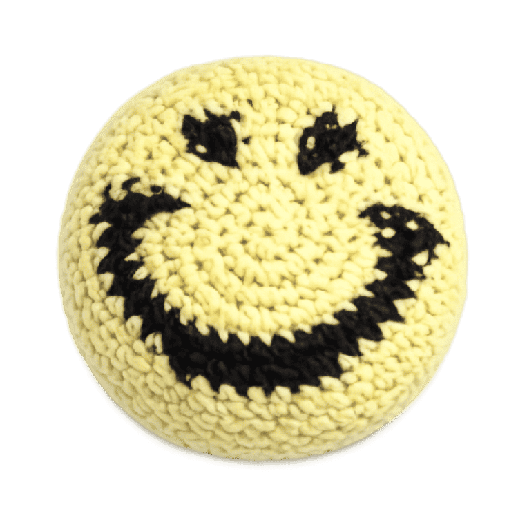 Novelty Brands Extreme Retro Hand-Knitted Kick Pouch Footbag