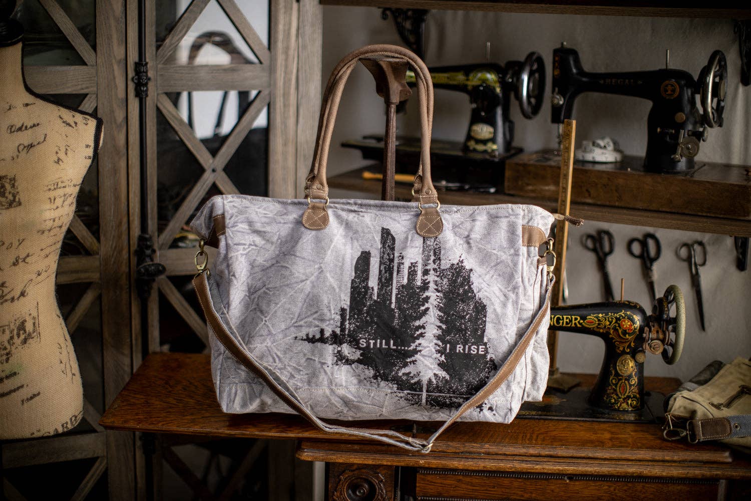 Still I Rise Recycled Canvas Weekender