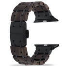 Joycoast Wood Apple Watch Band | Black Sandalwood + Stainless Steel
