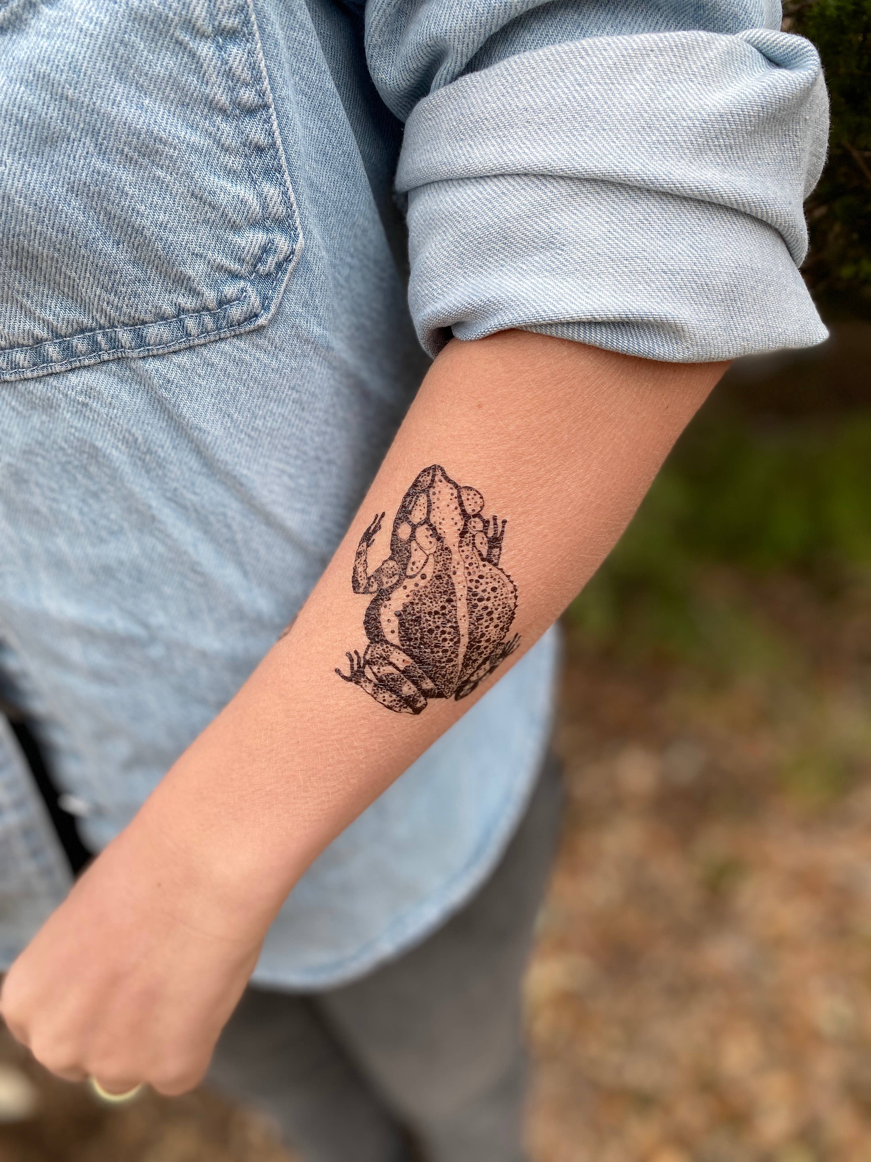 Toad Temporary Tattoo