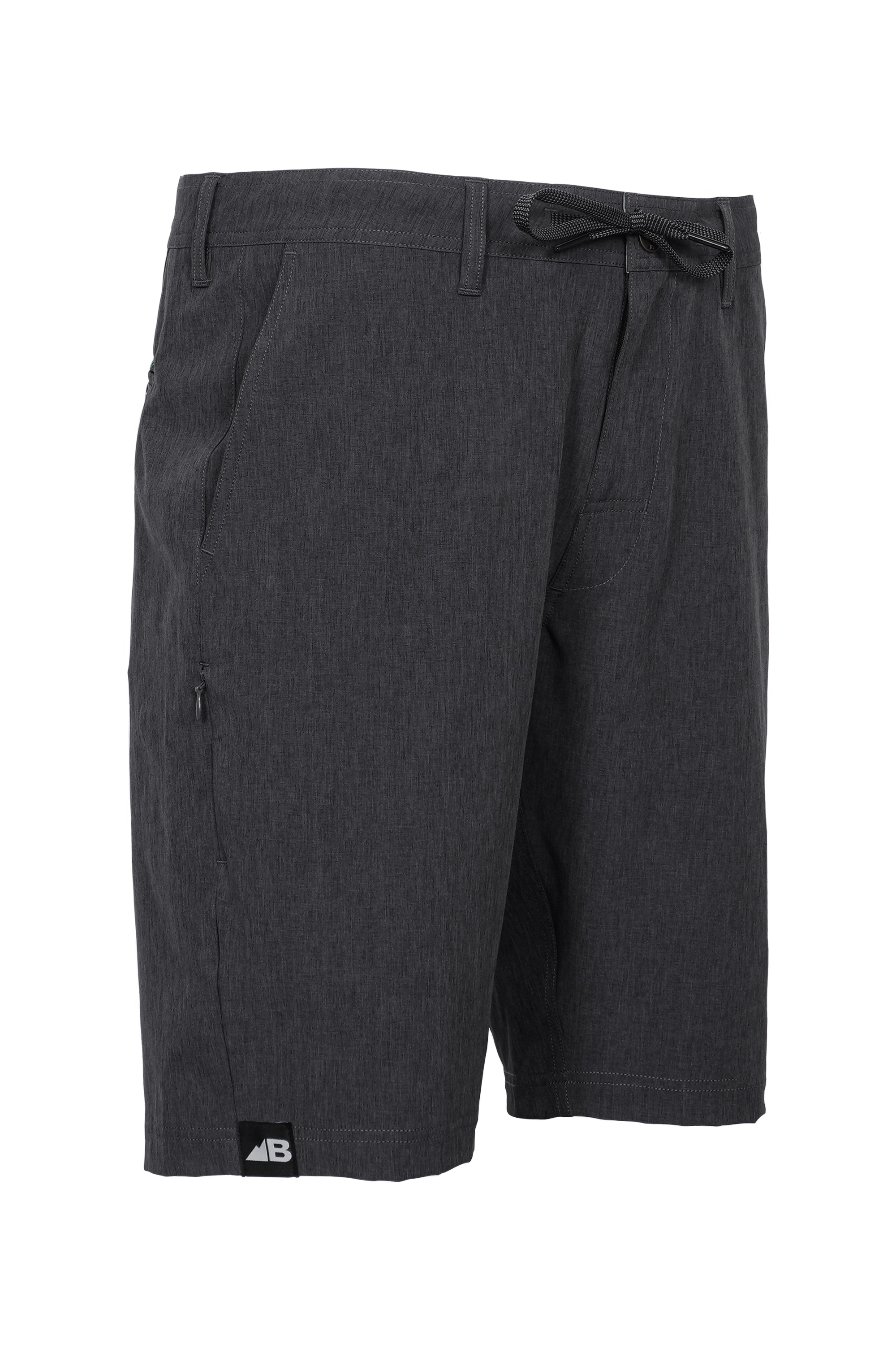Men's 10" Rocky Mountain Board Shorts Has Drawstring Charcoal (Updated)