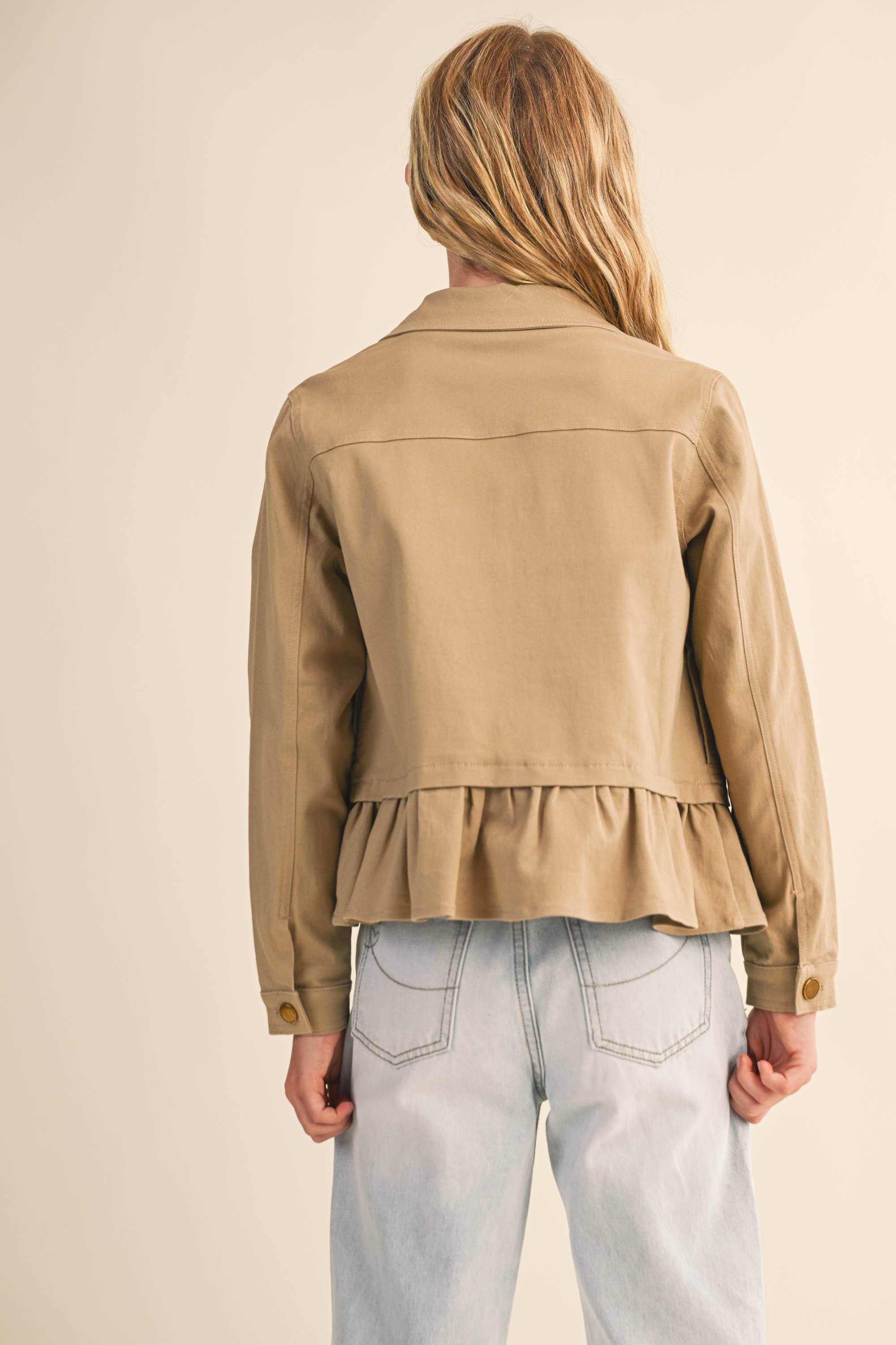 TWEEN KIDS GIRLS CROPPED FIELD JACKET (7-14) – Mountain and Company