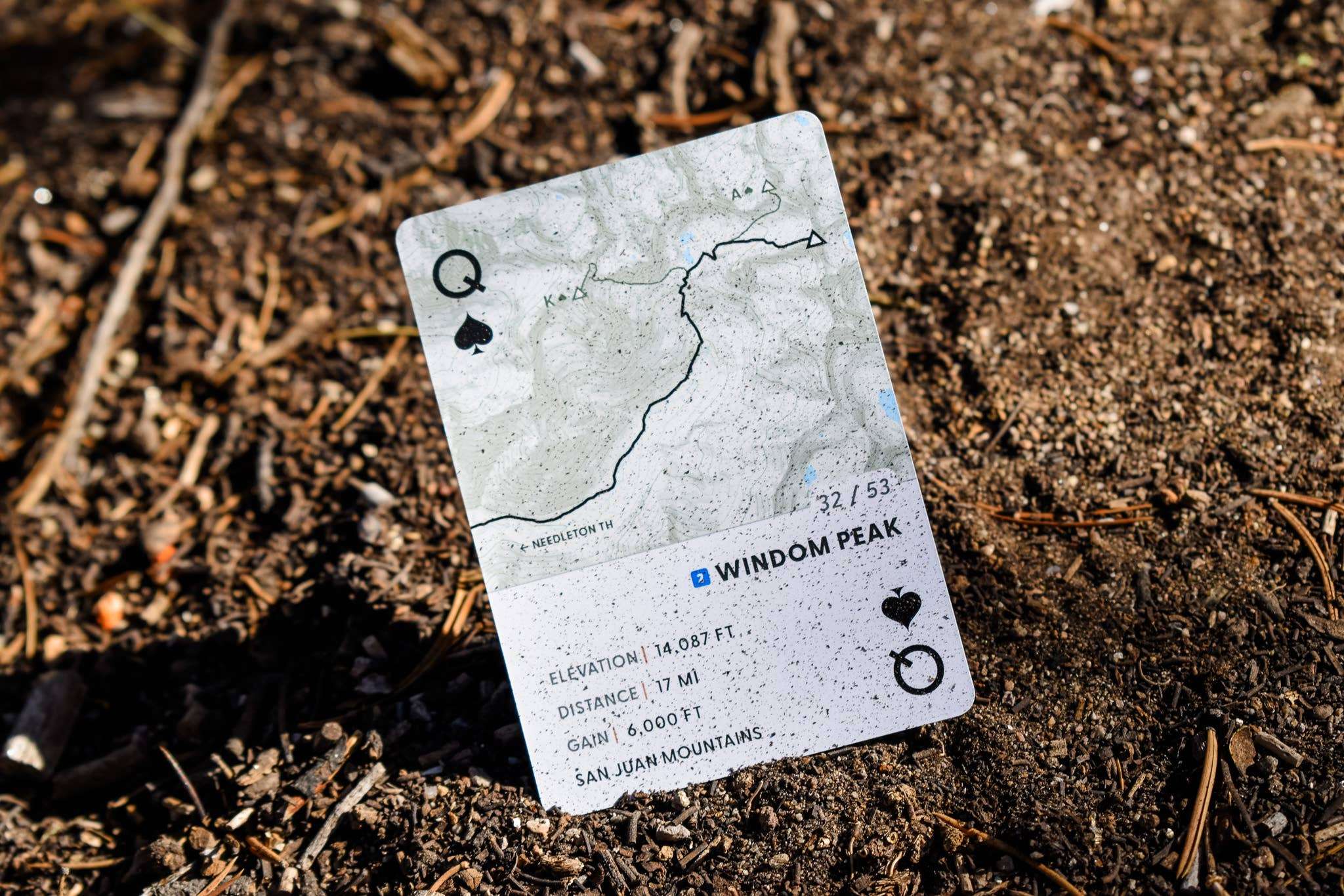 Pine + Ember Colorado 14ers Playing Cards