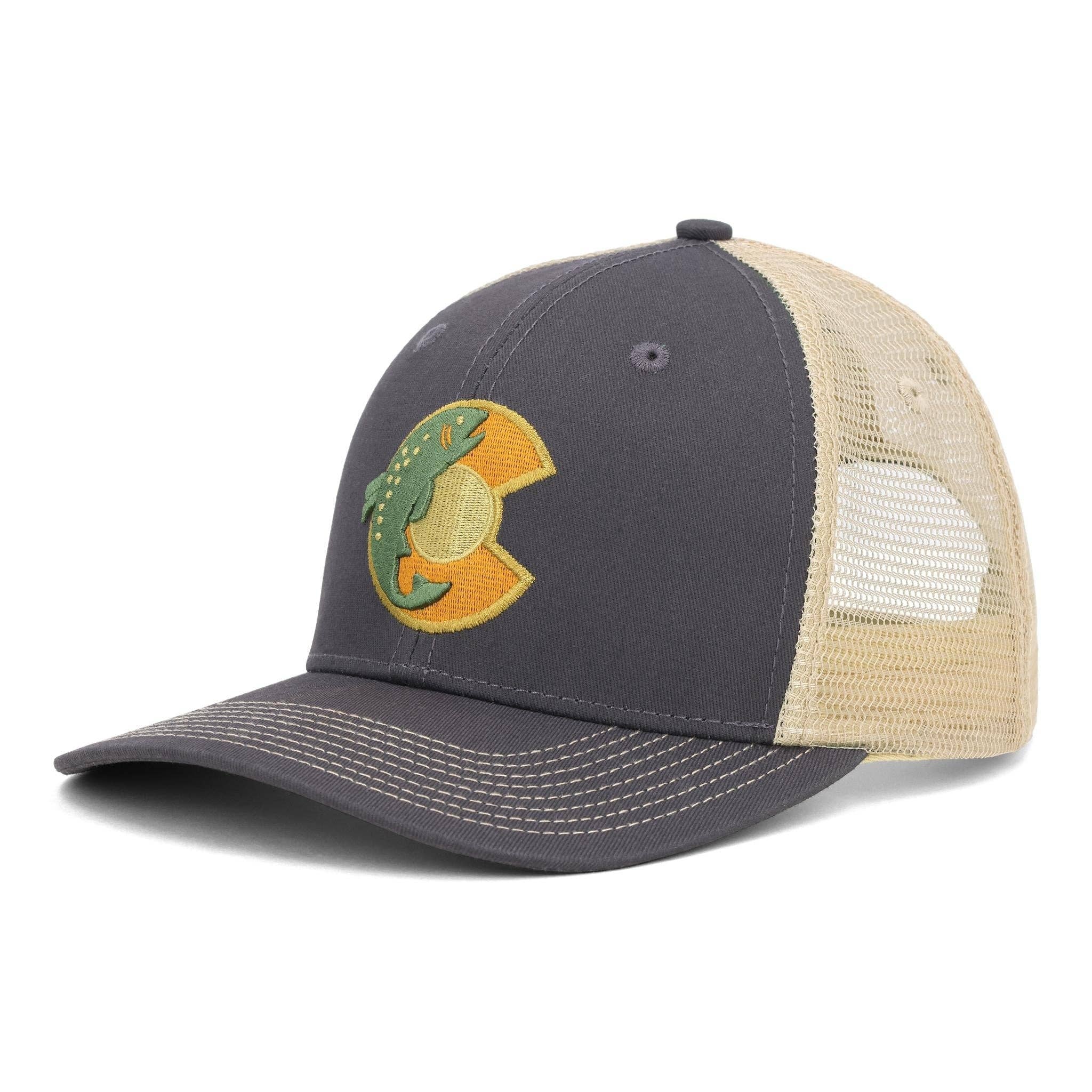 Colorado Twilight Trout Trucker Hat Regular Fit