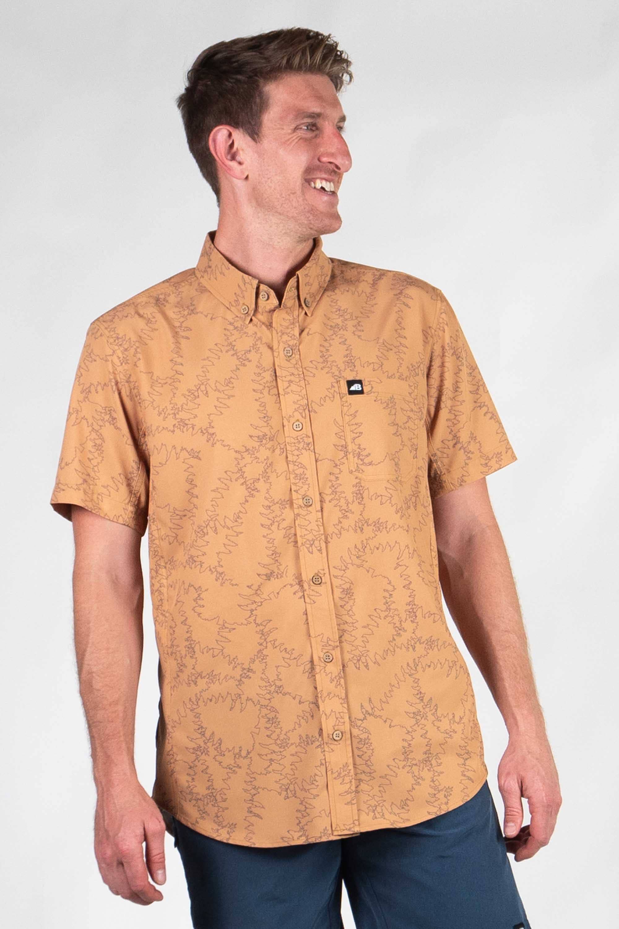 Vista Stretch Button Down