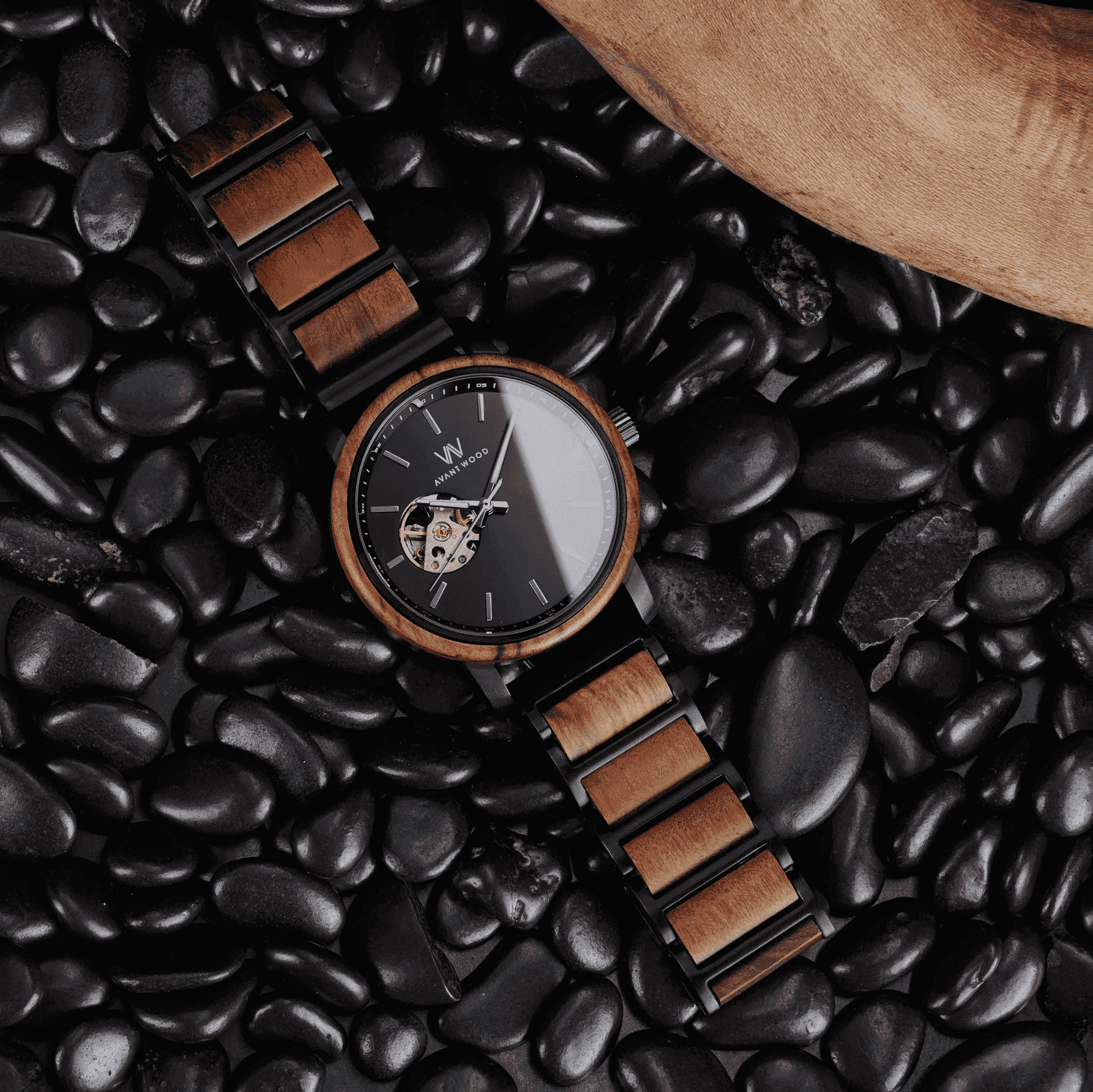 AvantWood Royal Automatic Watch Royal Dark Blue 44mm