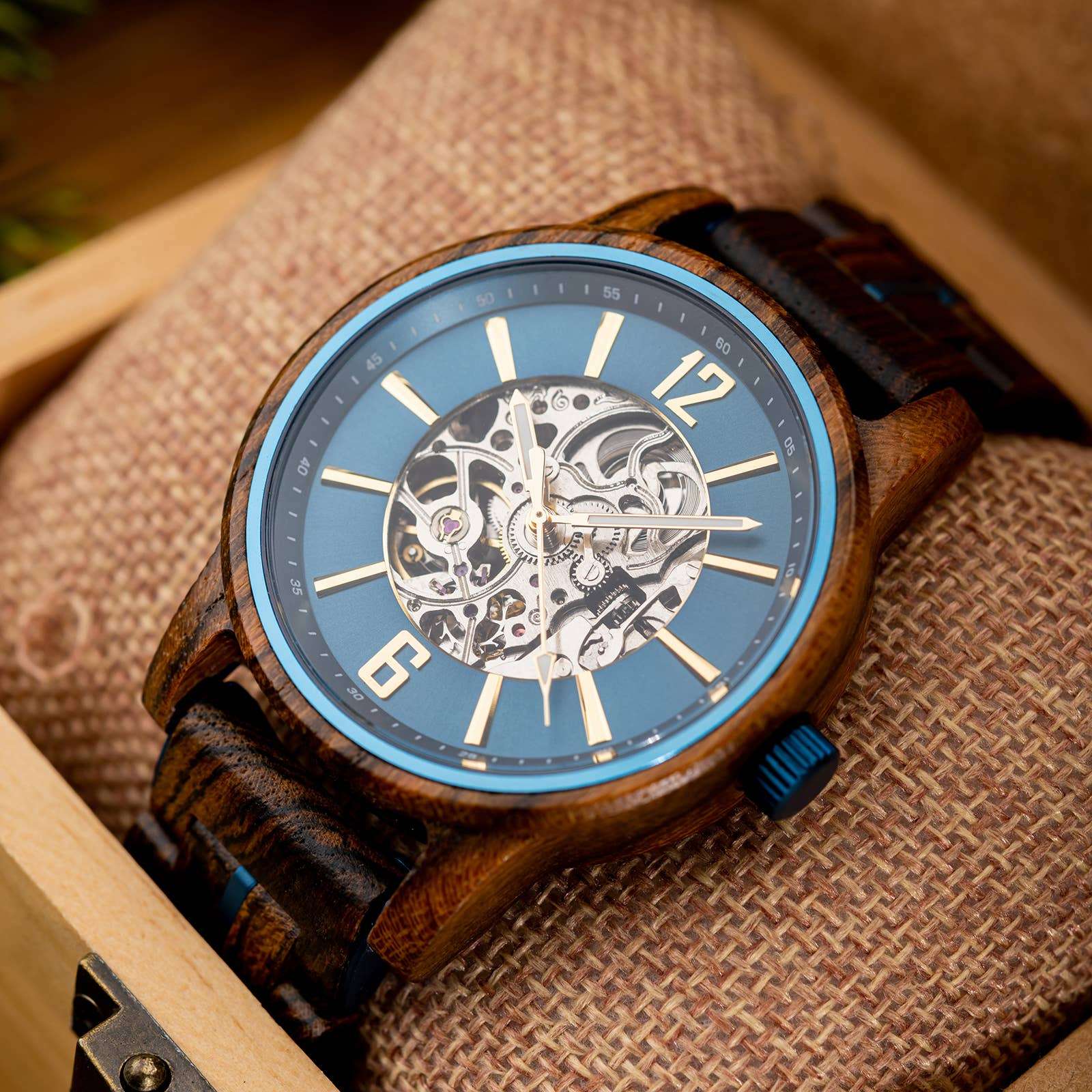Wooden Element Blueprint Watch