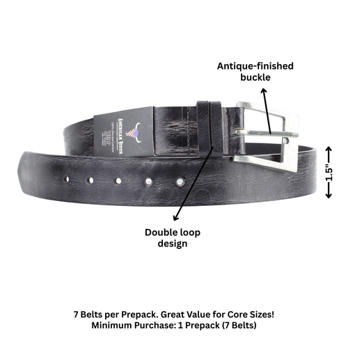 Double Loop Western Belt – Antique Buckle ABB 009