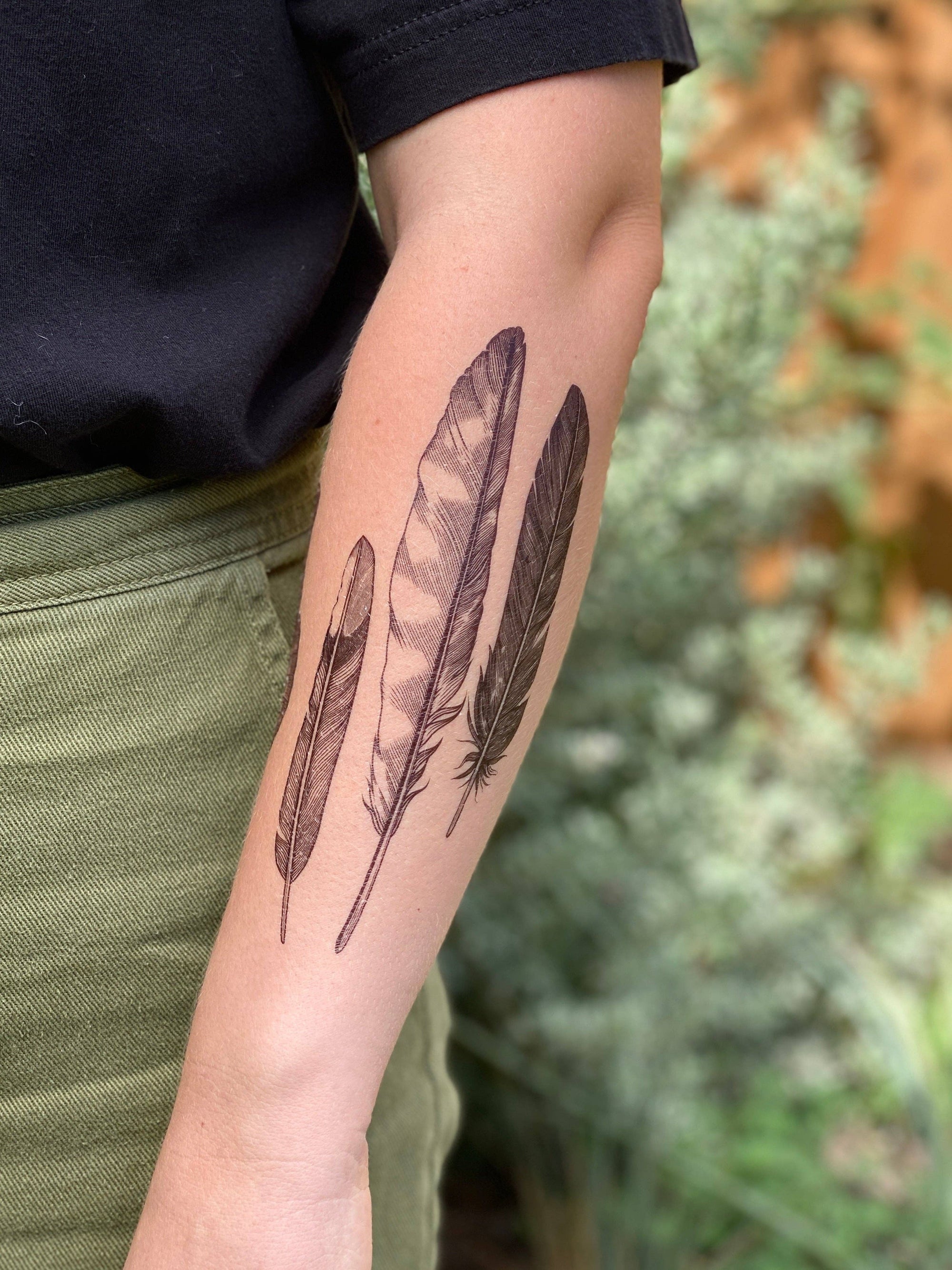 Feather Finds Temporary Tattoo 2-Pack
