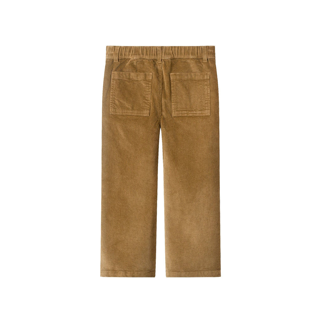 Kids Wide Leg Corduroy Pants | Beige