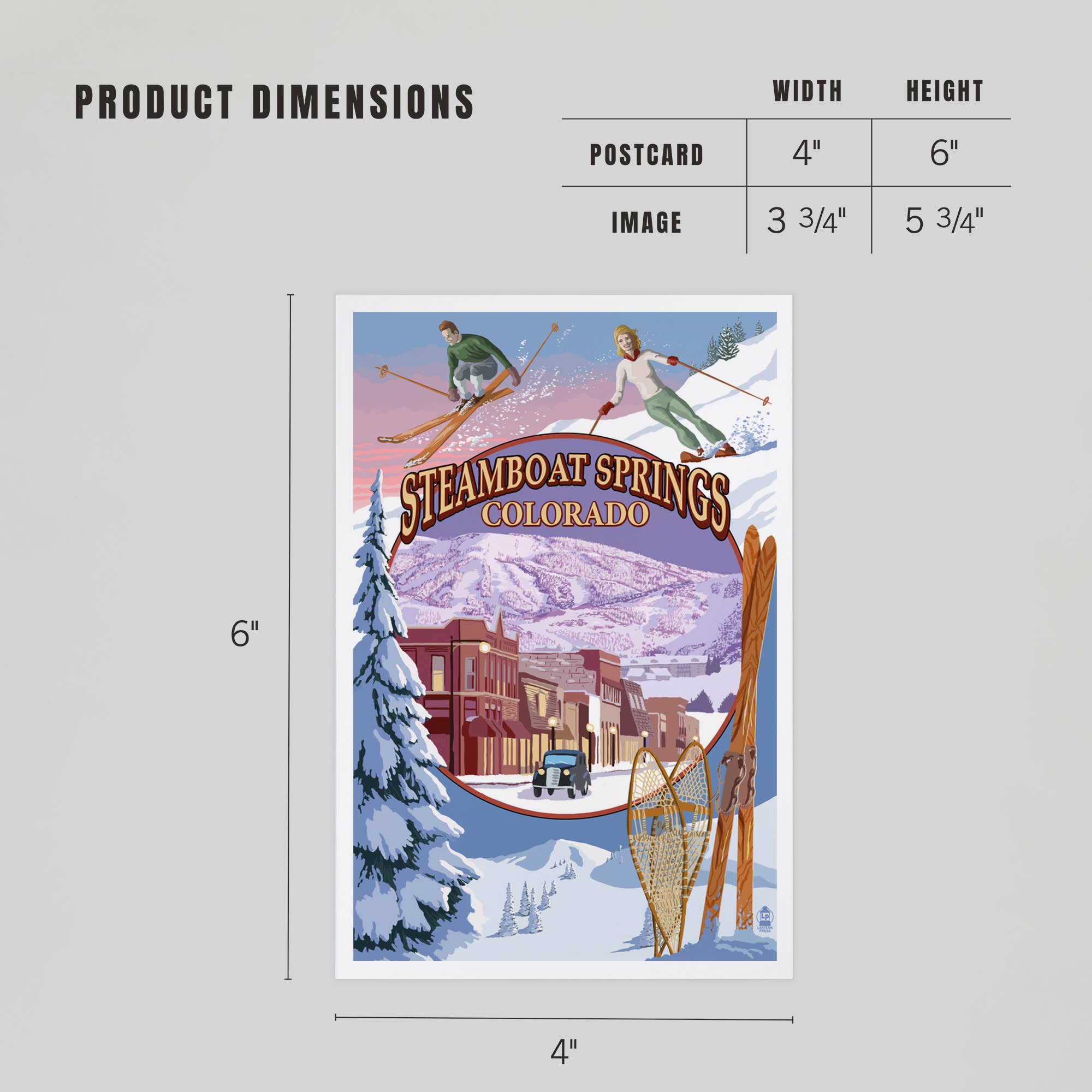 PREMIUM POSTCARDS Steamboat Springs, Colorado, Montage