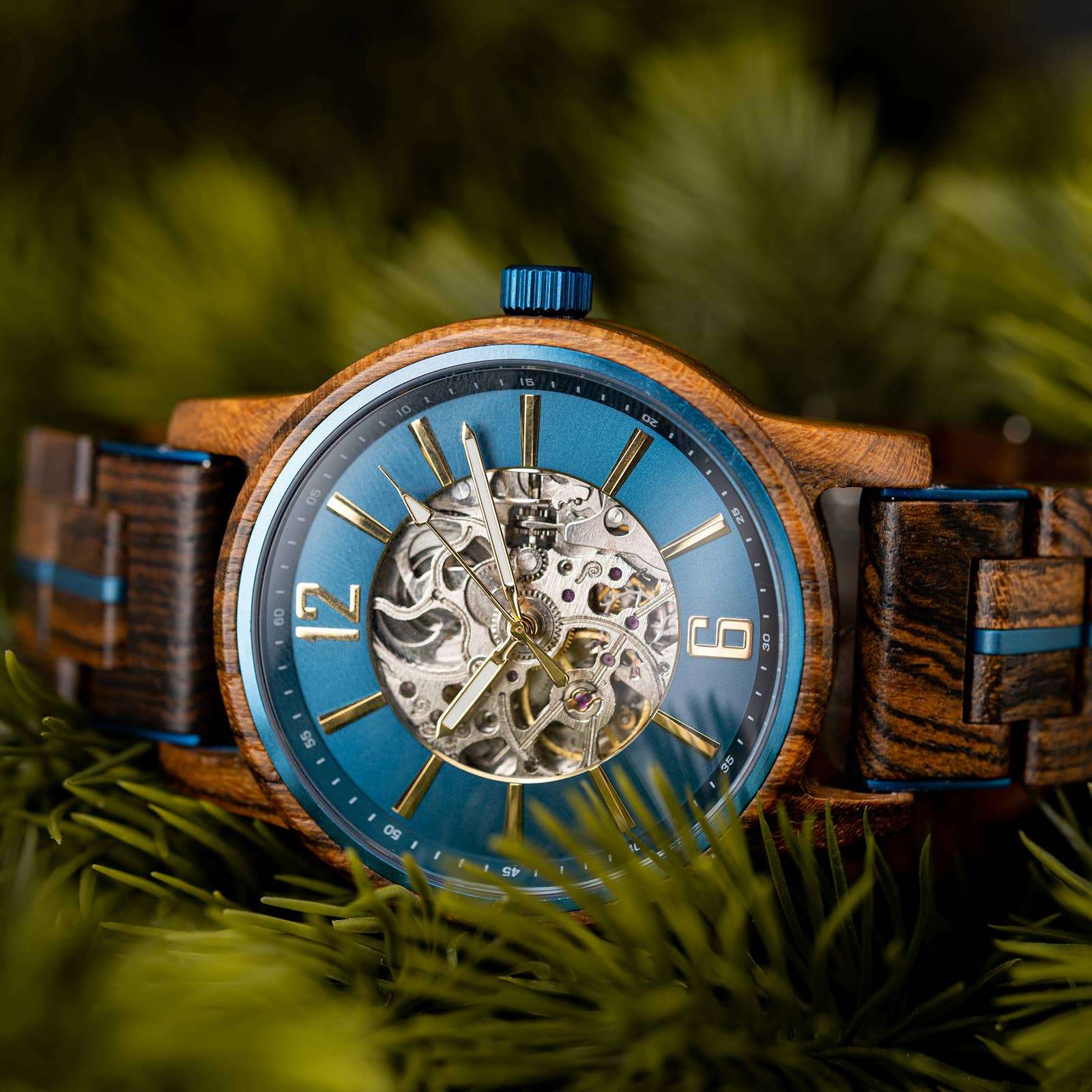 Wooden Element Blueprint Watch