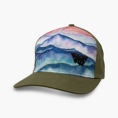 Blue Ridge Mountains Trucker Hat with Twill Back