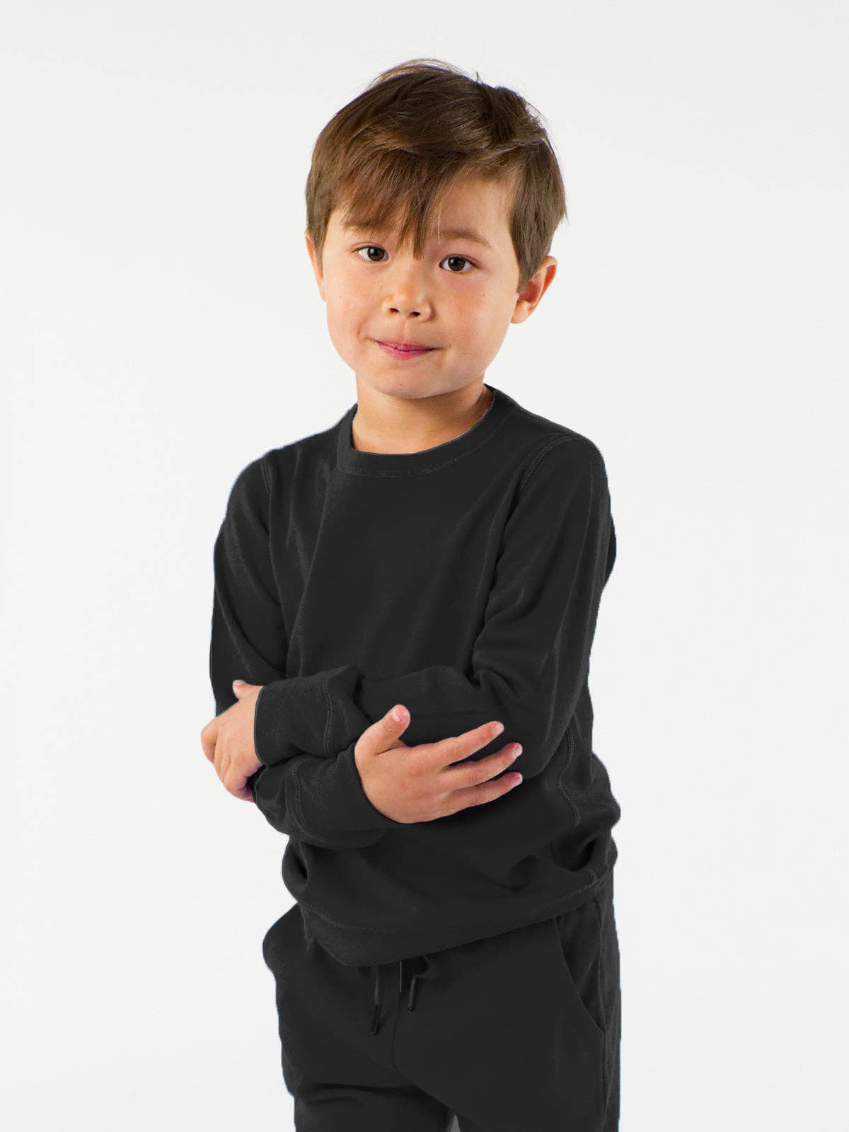 Kids Midweight Merino Jogger and Crew Set