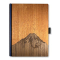 Handcrafted Wood Journal Mt. Rainier