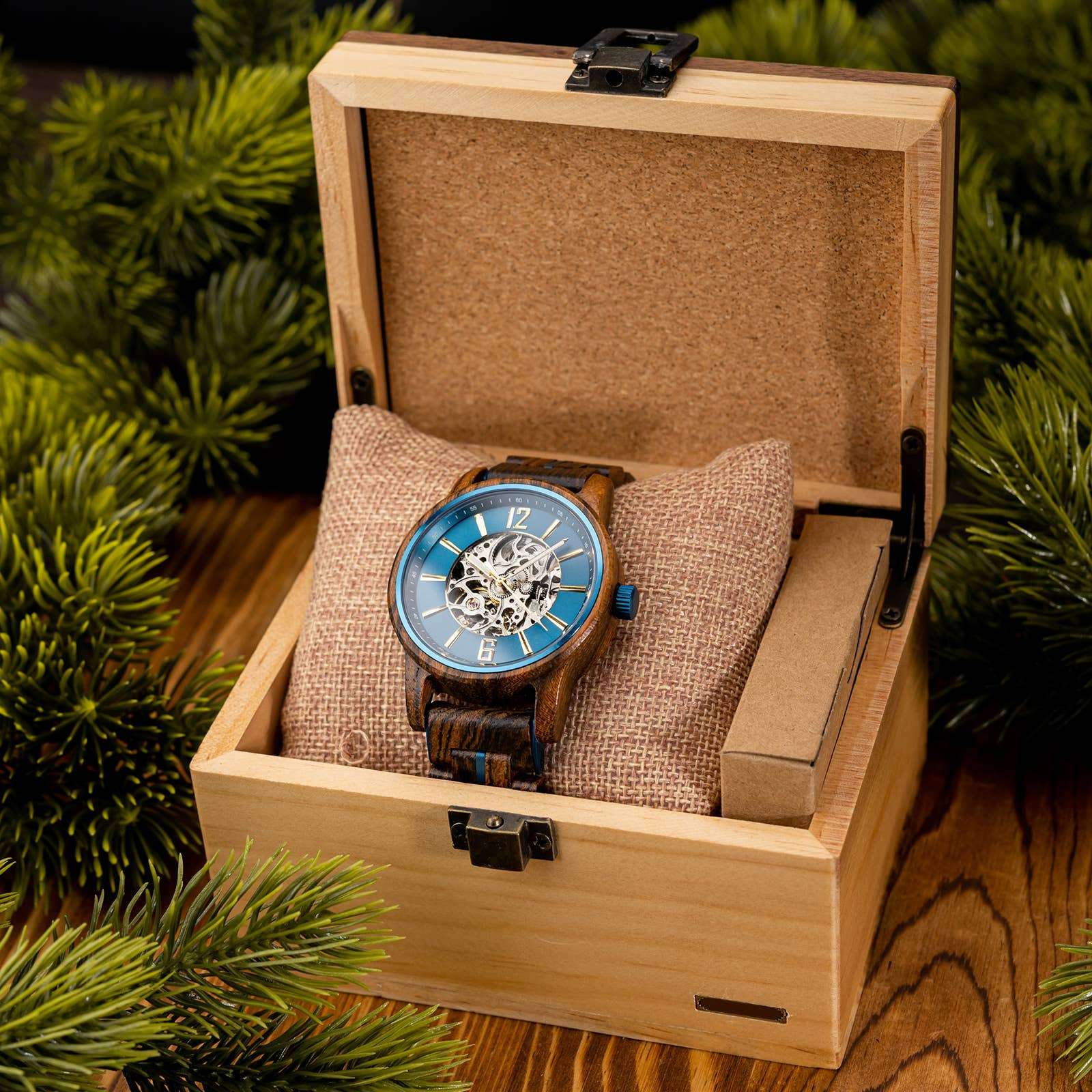 Wooden Element Blueprint Watch