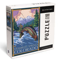 Lantern Press Steamboat Jigsaw Puzzles Steamboat Springs Fisherman 1000 Pieces