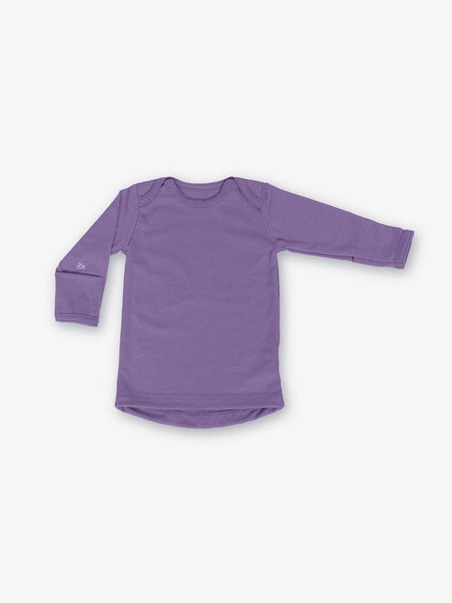 Baby Merino Long Sleeve lilac 12-18 mo
