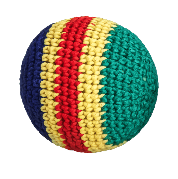 Novelty Brands Extreme Retro Hand-Knitted Kick Pouch Footbag