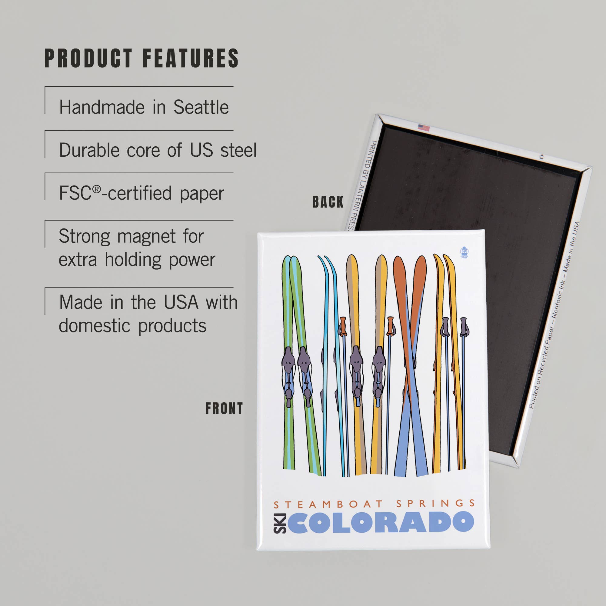 MAGNET Steamboat Springs, Skis in Snow