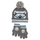 Toddler Hat & Glove Set Polar Bear pom pom hat