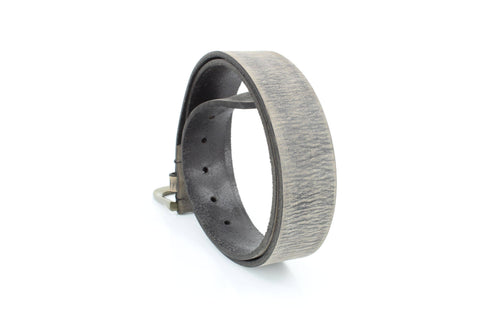 Matte Distressed Variegated Leather Belt