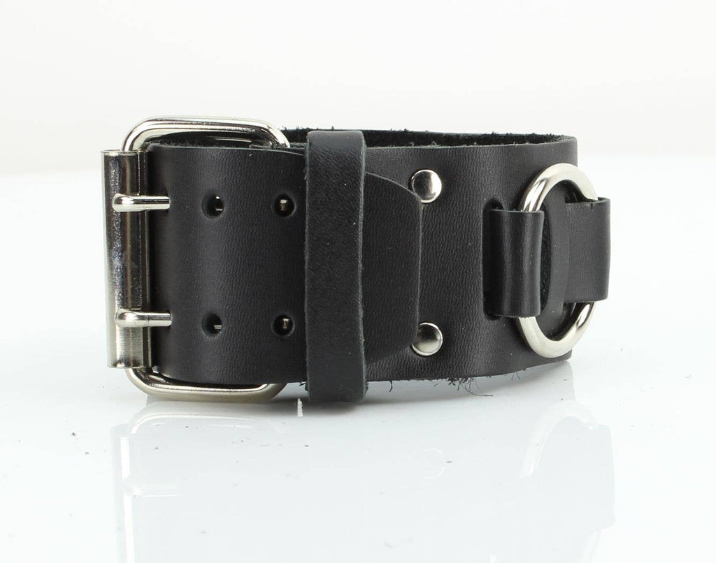 Double Ring Leather Watch Band Style: WB07