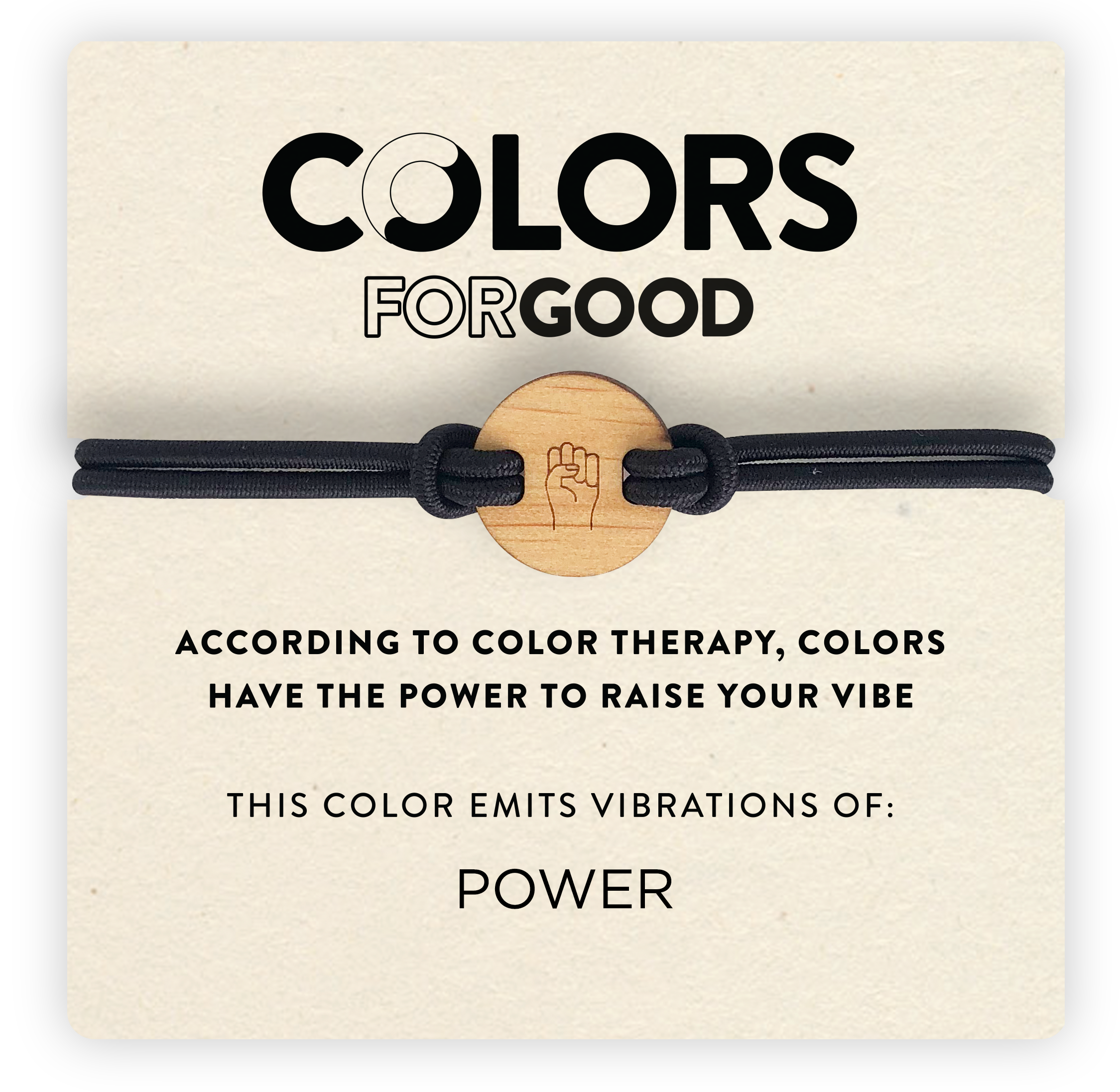 Colors for Good - Moods Wood Symbol Bracelets