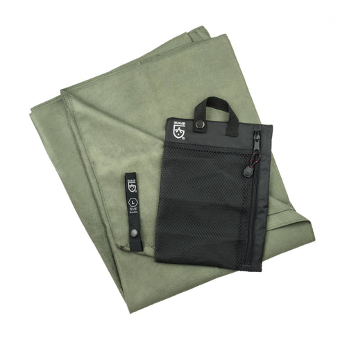Quick Dry Microfiber Towel - With Extra Zippered Pocket