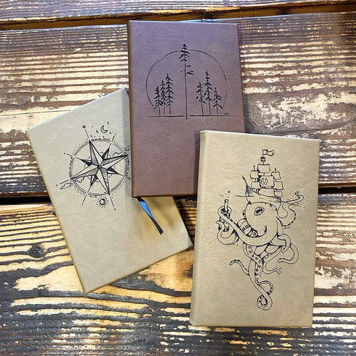 Nature Faux Leather Journals