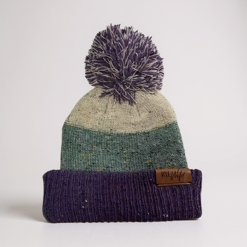 Puff beanie Purple