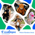 The Petting Zoo 20" Plush Animal Backpack