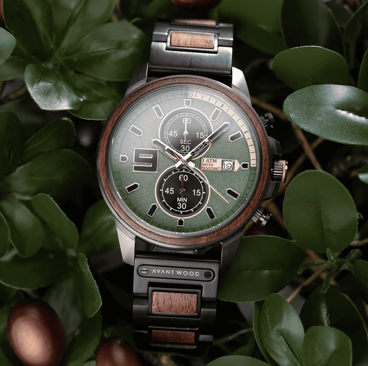 AvantWood Big Pilot - Exotic Walnut - Men's Watch