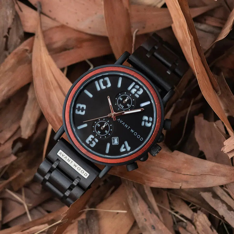 Big Pilot - Exotic Walnut - Men's Watch Black Rose