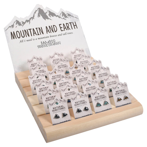 Mountain and Earth Post Earring Assortment