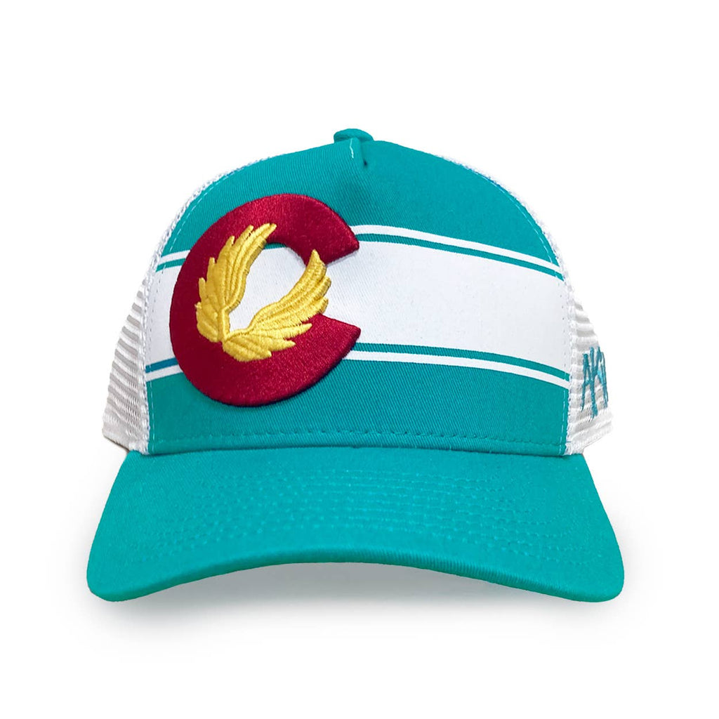 KIDS Colorado Flag Hat - Teal