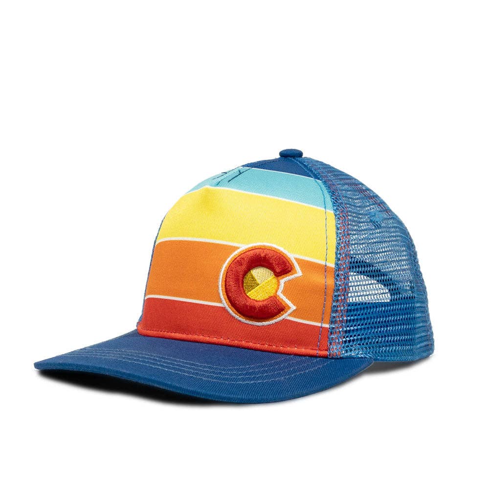 Kids' Fader Trucker Hat Rainbow Fader Big Kids Fit