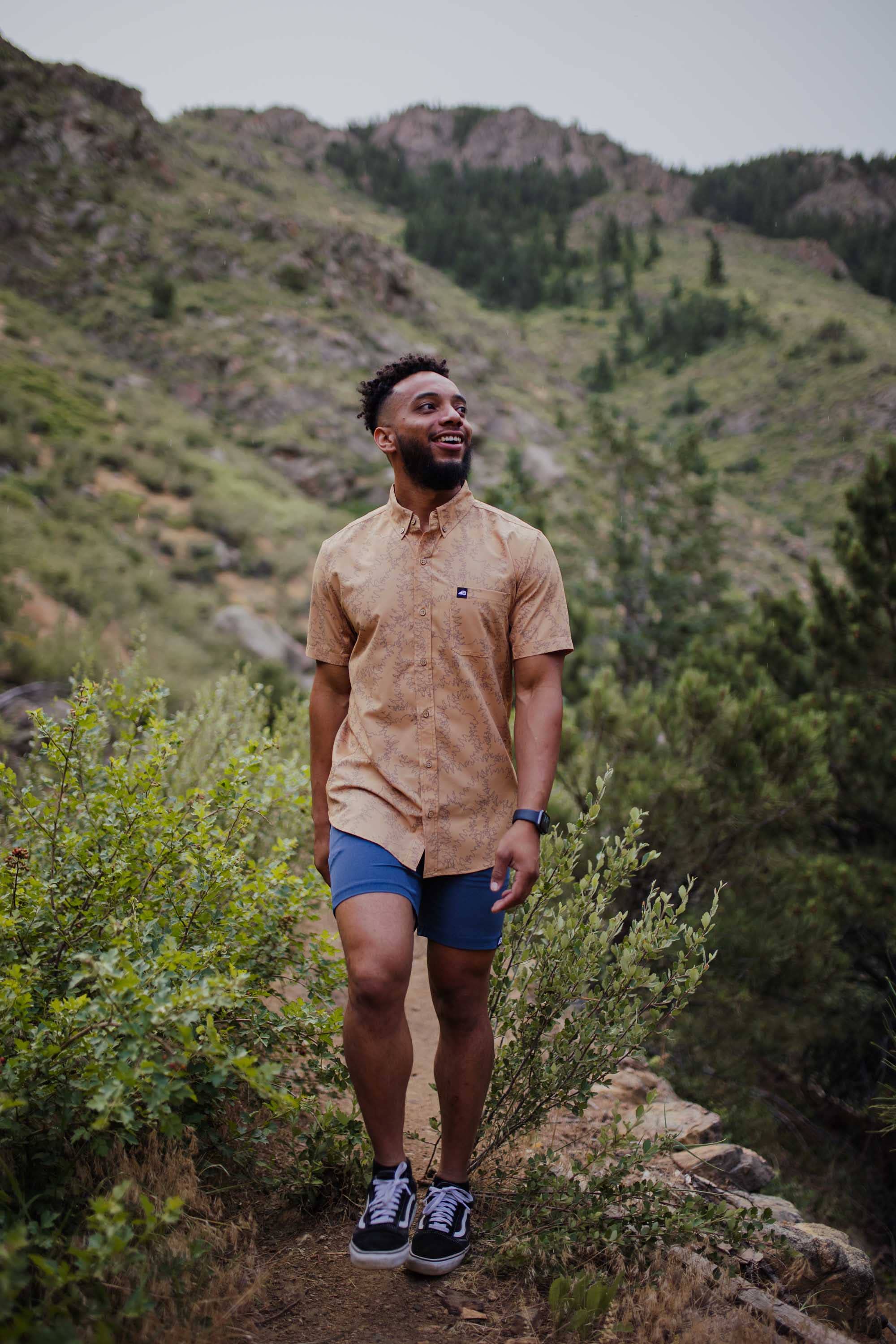 Vista Stretch Button Down