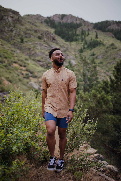 Vista Stretch Button Down