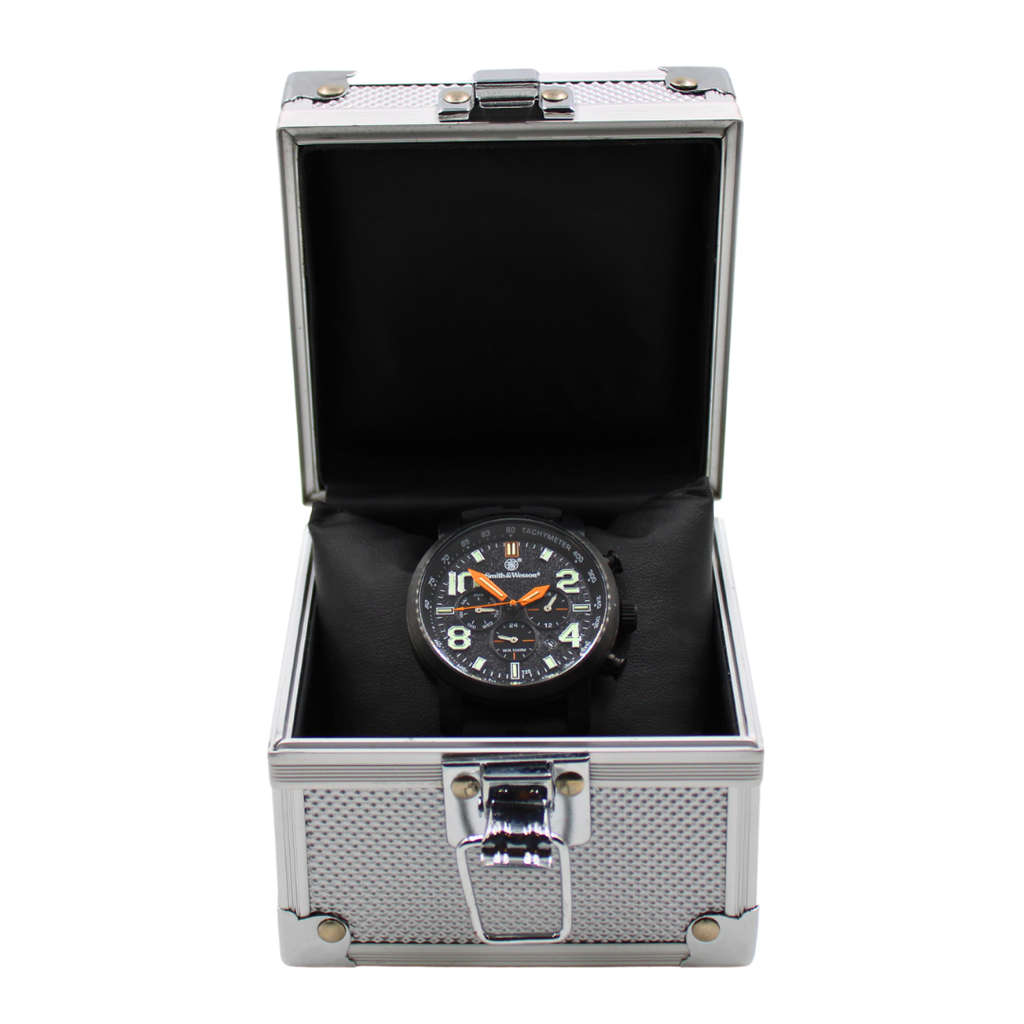 Black Smith & Wesson Tritium Chronograph Gold