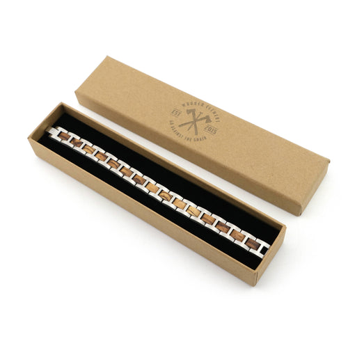 Oxford Circus- Wood & Metal Bracelet
