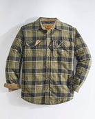 Venado Quilt Lined Brushed Flannel Shirt Jacket