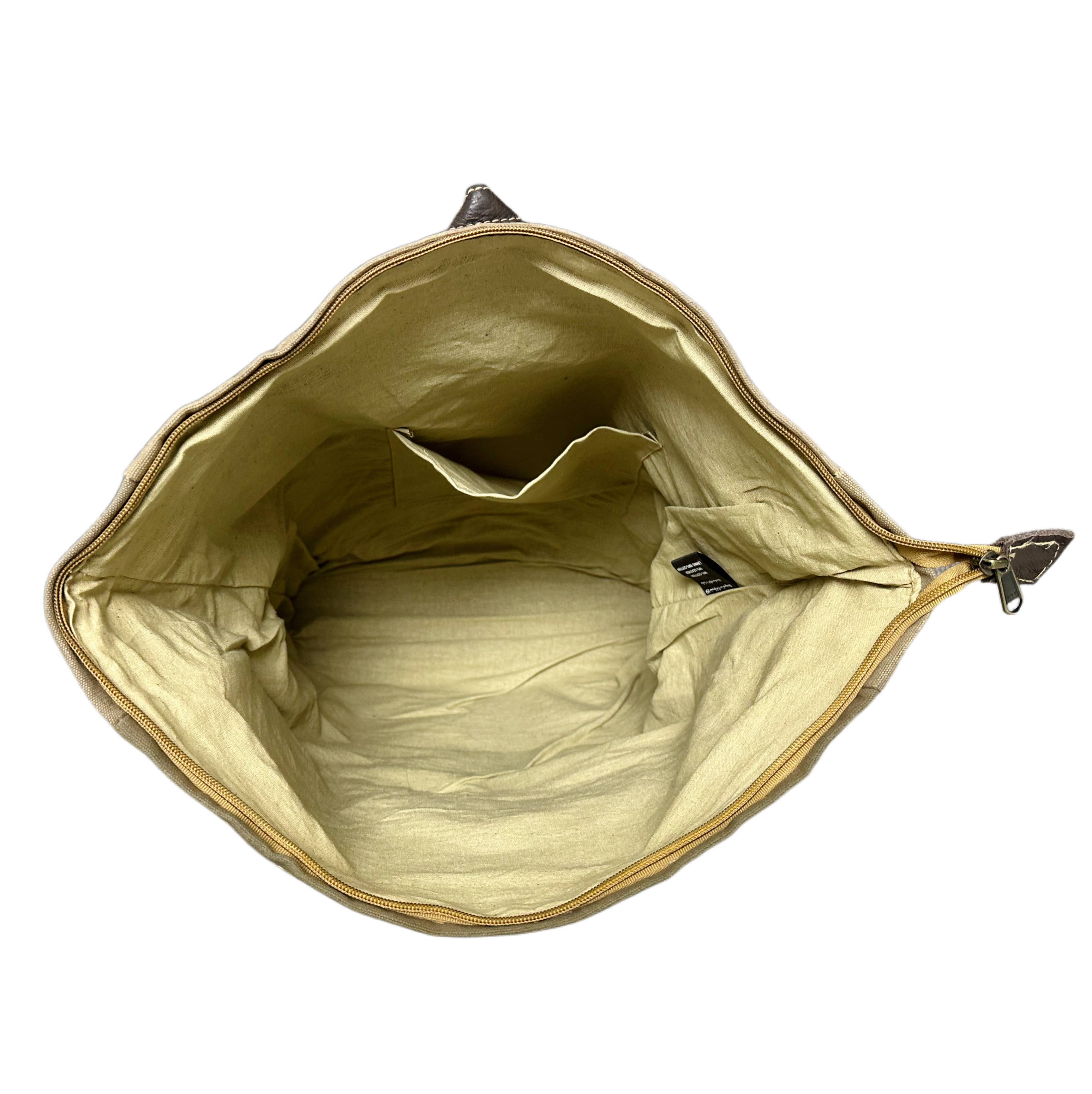 Large Recycled Military Tent Backpack