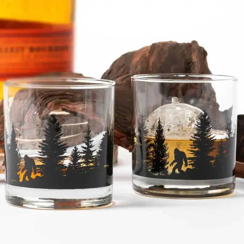 Black Lantern Whiskey Glass