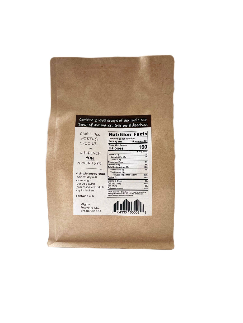 Hot Cocoa Mix - 10 Serving Pouch