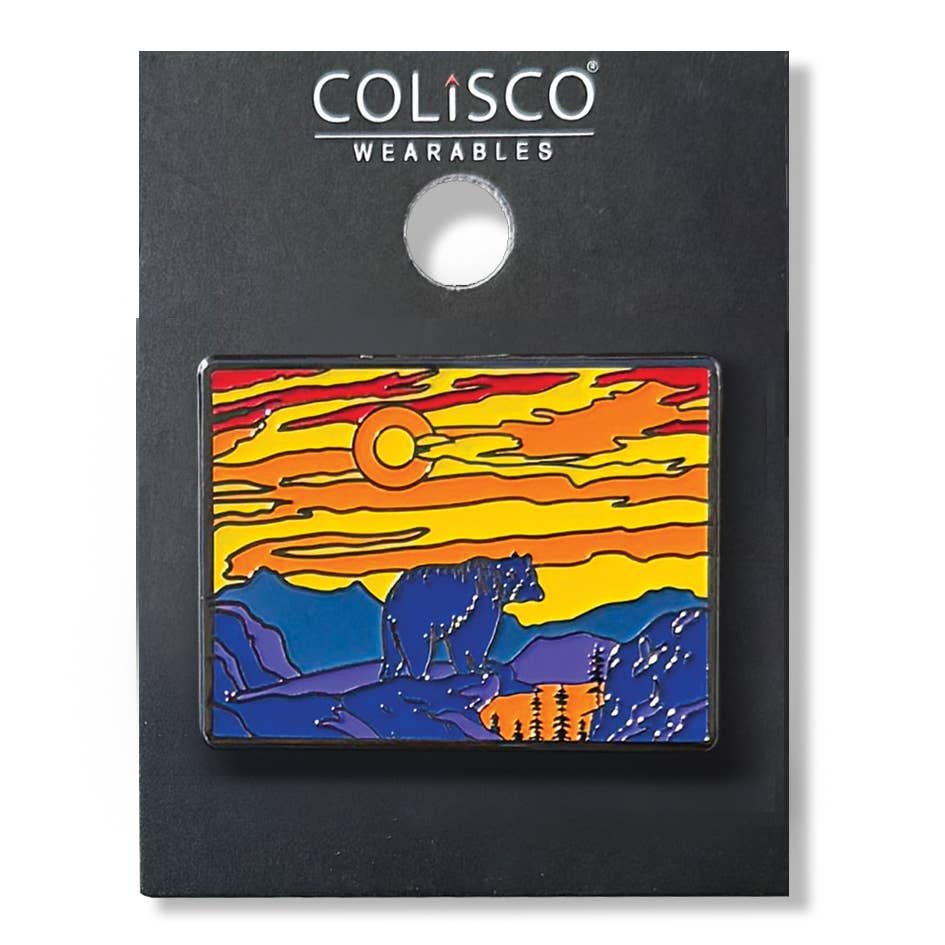 Bear Colorado Lapel Pin