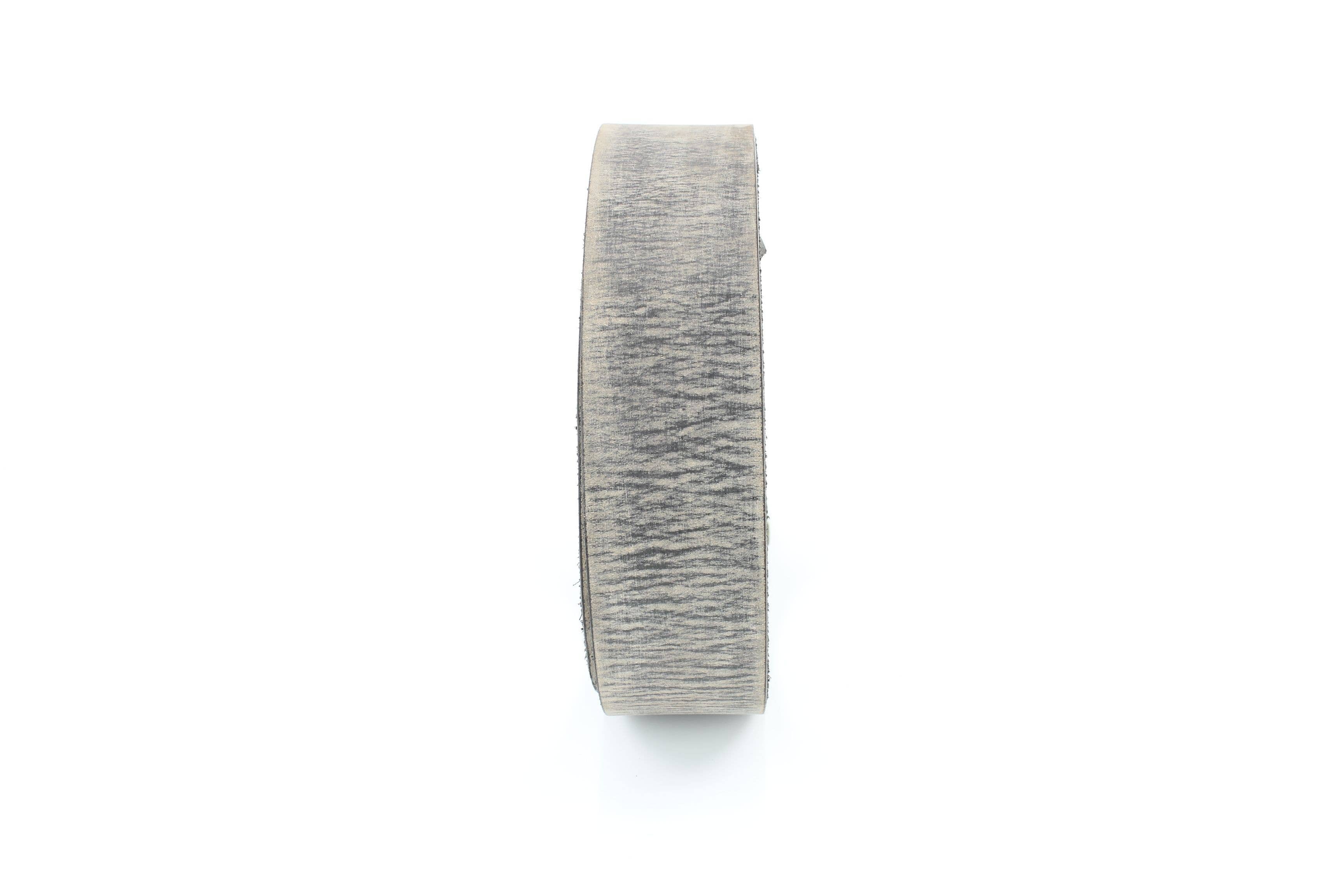 Matte Distressed Variegated Leather Belt