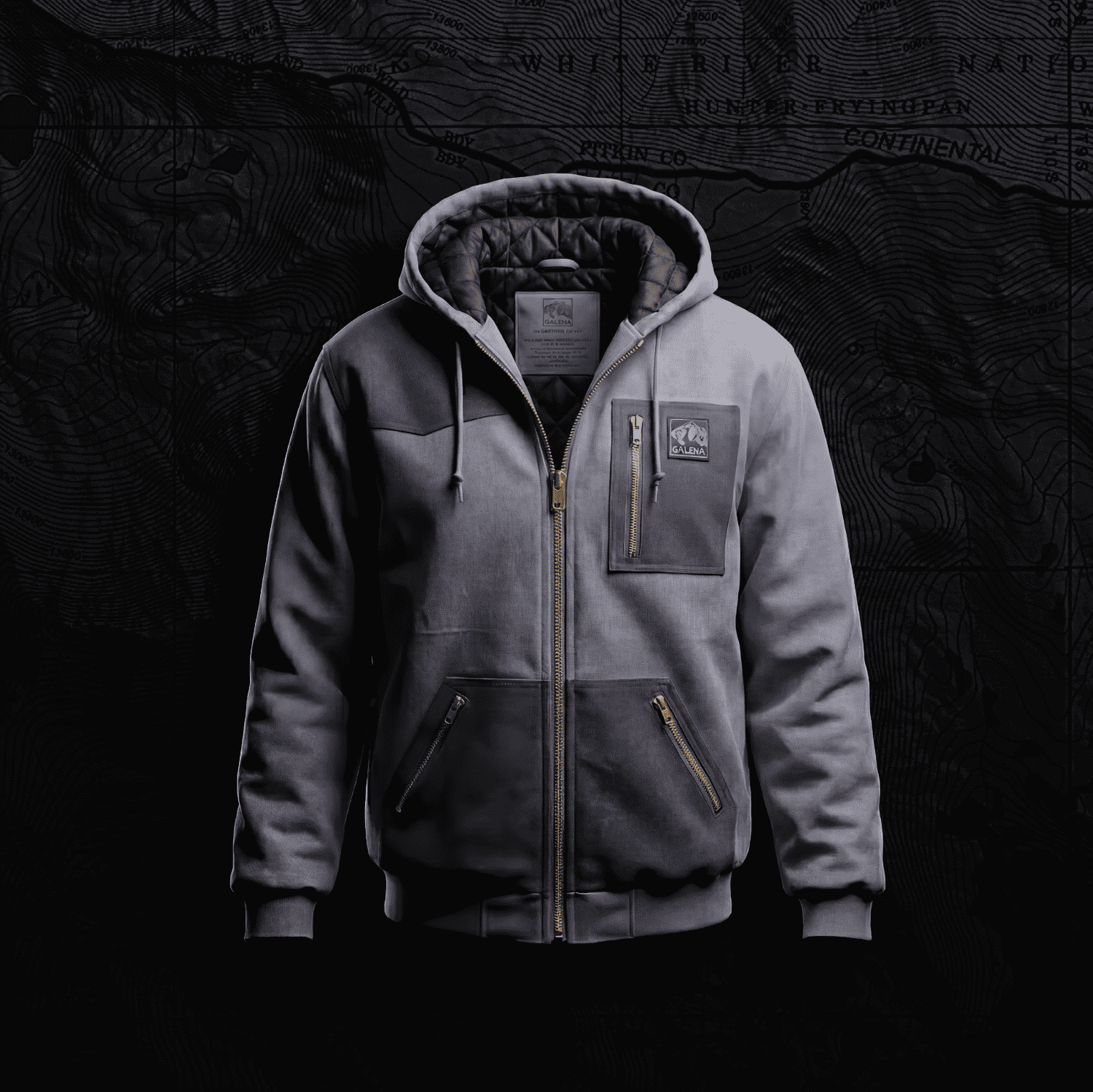 Galena Ski Coopow Jacket Grey Steel