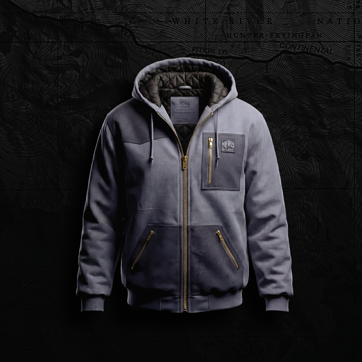 Ski Coopow Jacket Grey Steel